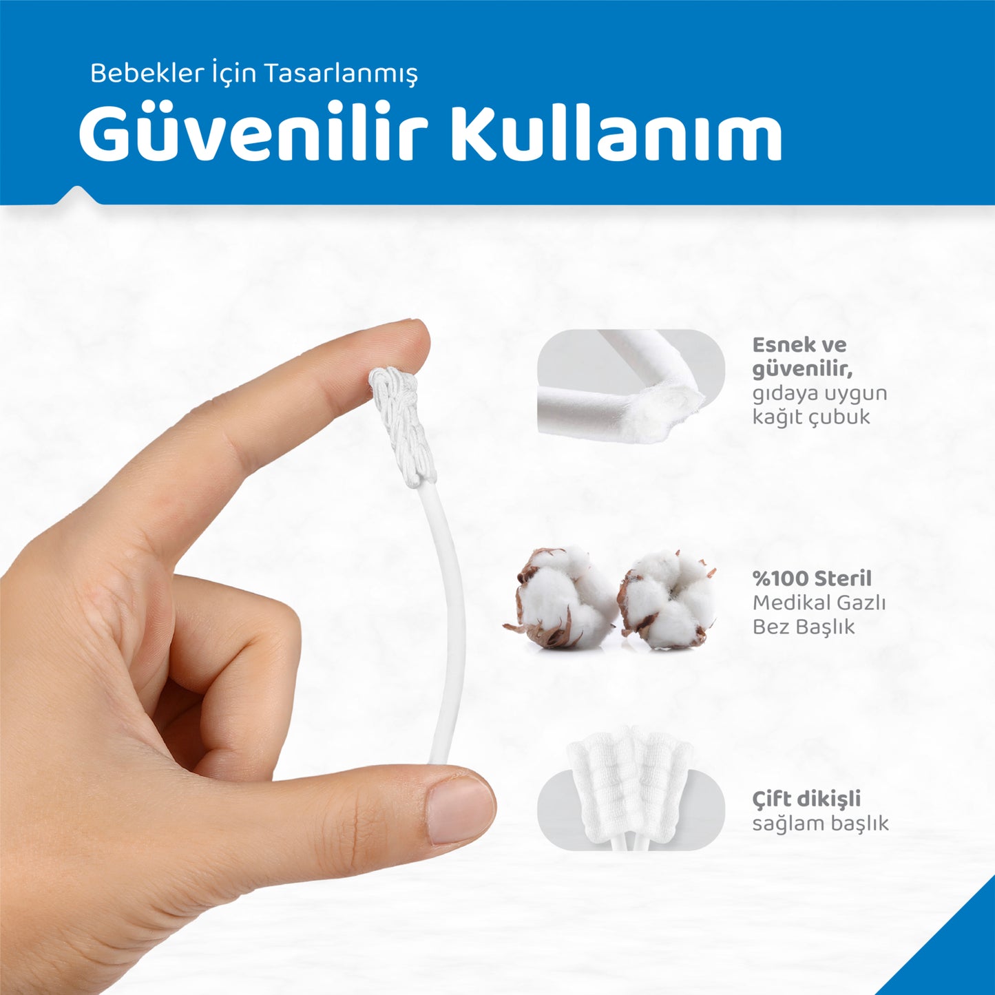 Bebek Agız Temizleme Çubuğu, Yenidoğan Dil Temizleyici, Bebek Diş Fırçası, Guqqo