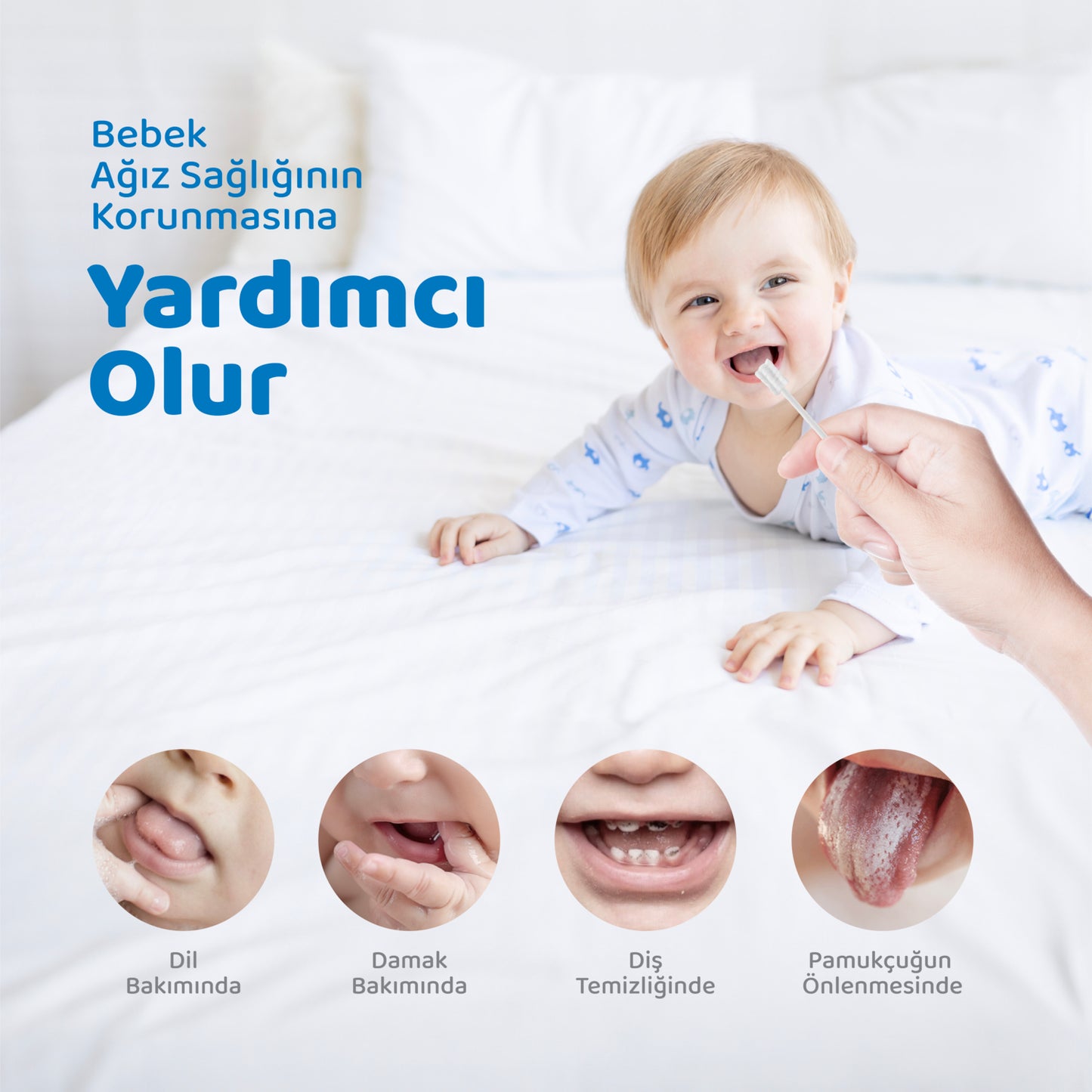 Bebek Agız Temizleme Çubuğu, Yenidoğan Dil Temizleyici, Bebek Diş Fırçası, Guqqo