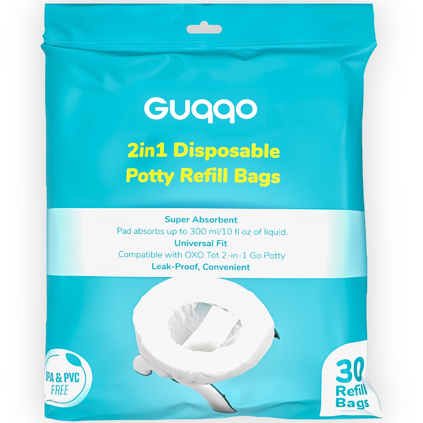 Guqqo 2 in 1 Disposable Potty Refill Bags